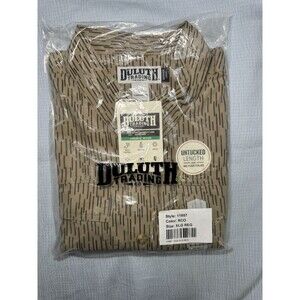 Duluth Trading Co. Mens Action Standard Fit Long Sleeve Roll Raindrop Size XLG